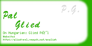 pal glied business card